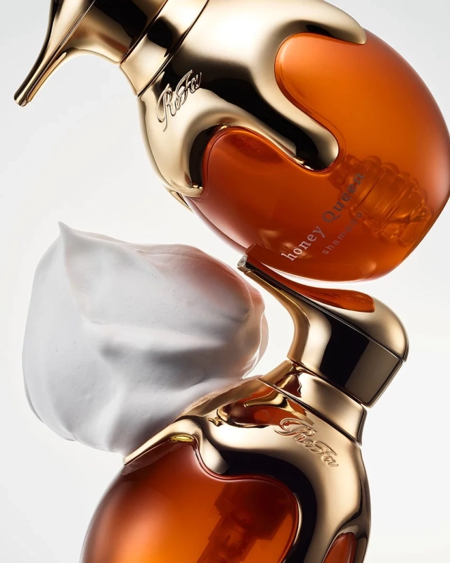 ReFa honey Queen shampooと泡