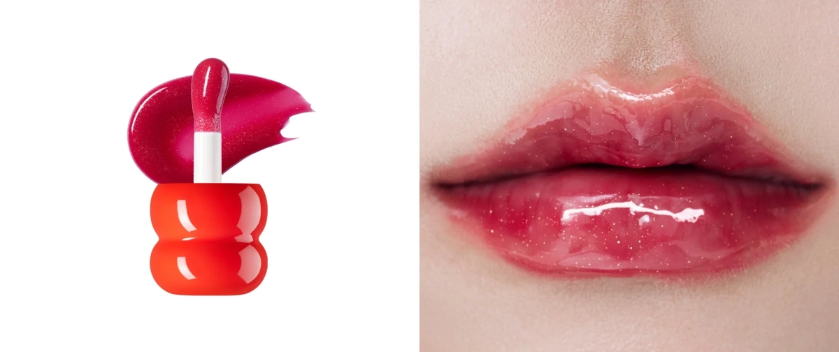 プランプポップグロス P11 クラッシュレッド(ラメ入り)