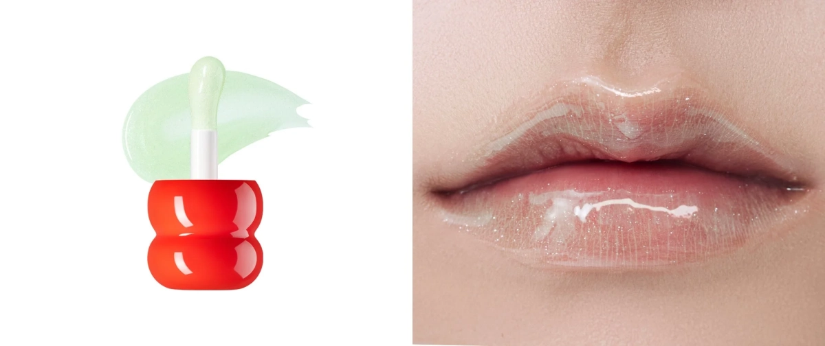 プランプポップグロス P12 シャイングリーン(ラメ入り)