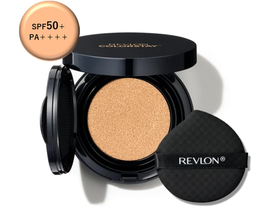 レブロンのクッションファンデーションと専用パフのセット