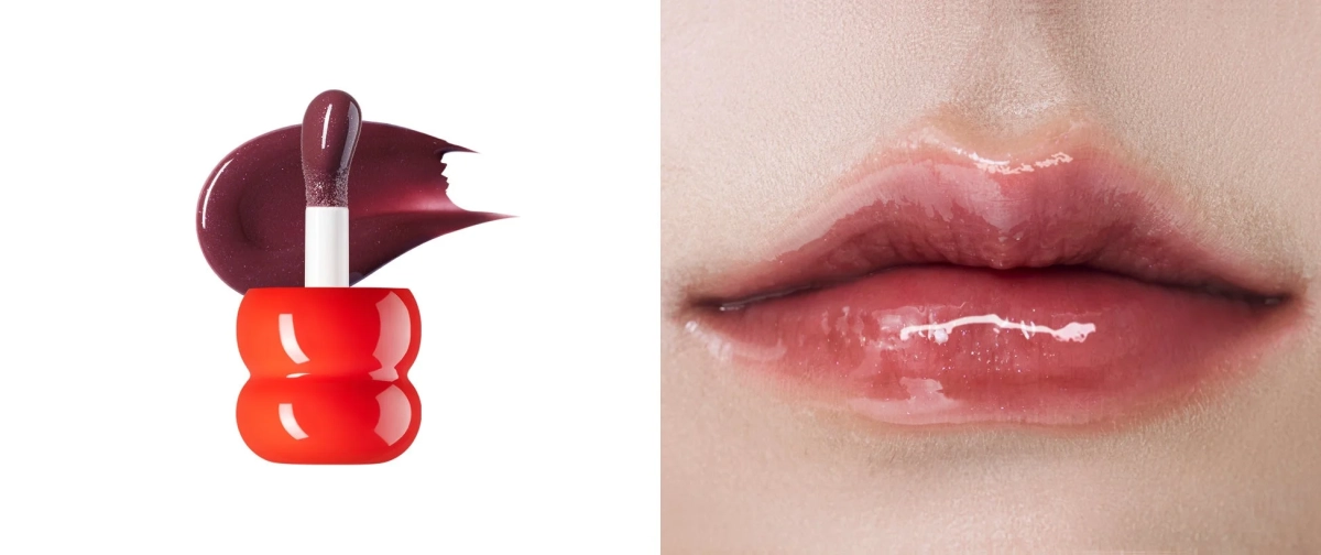 プランプポップグロス P14 ブラウンドリーム(ラメ入り)