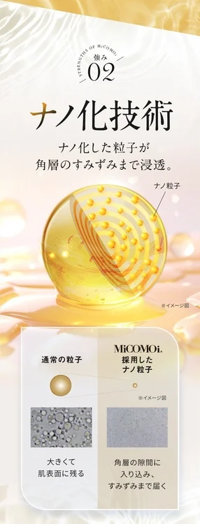 ナノ化技術について説明している画像