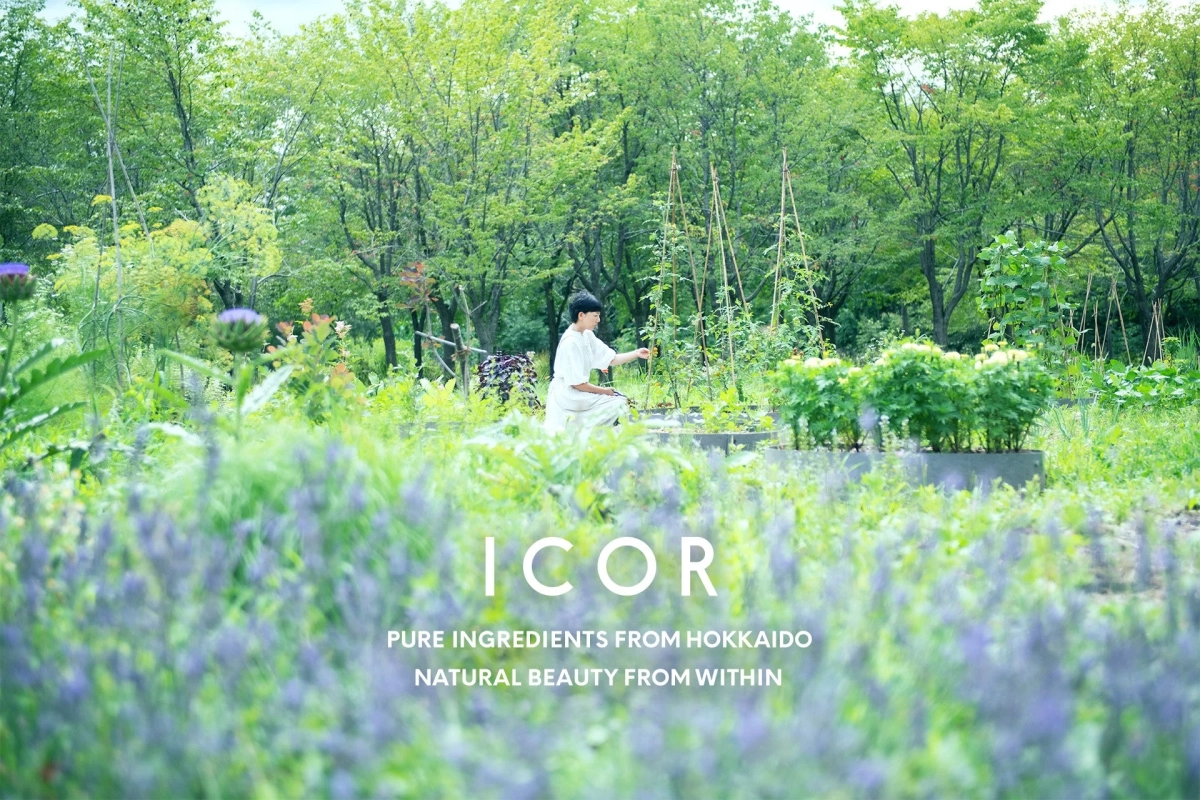 ICORの理念を表現する畑の女性