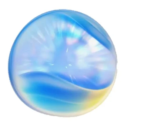 青い球体