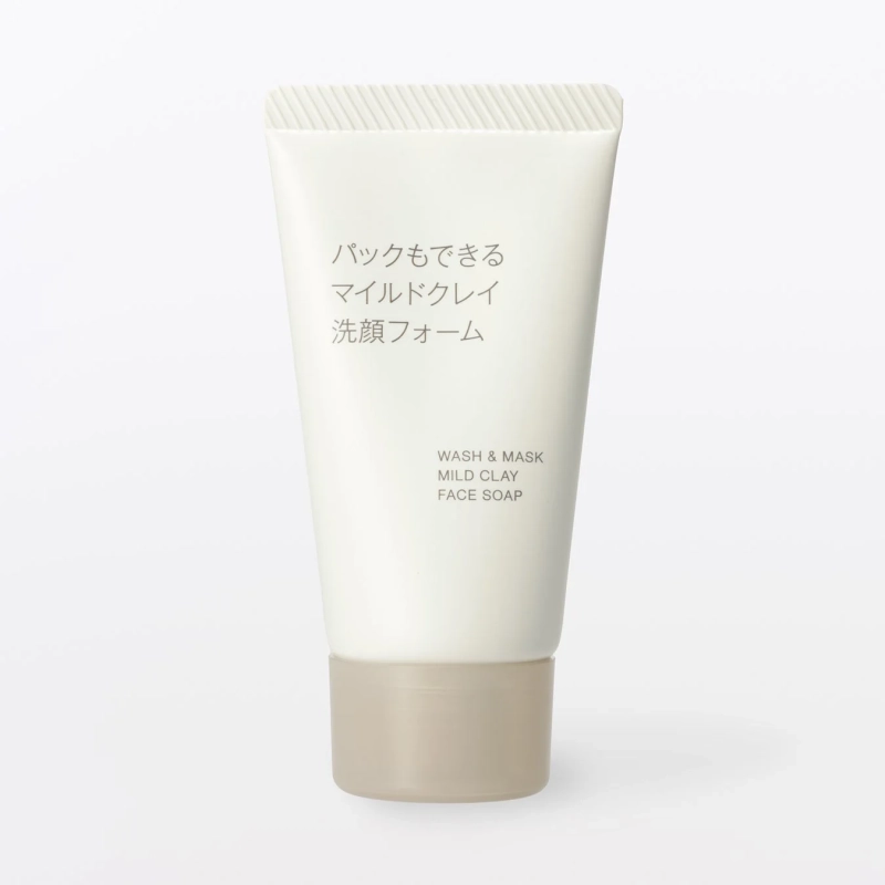 パックもできるマイルドクレイ洗顔フォーム