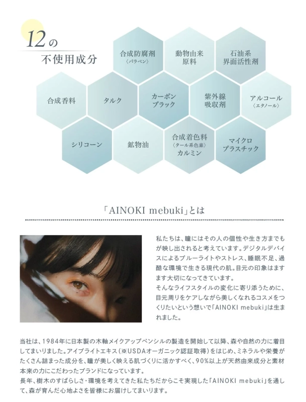 12の不使用成分