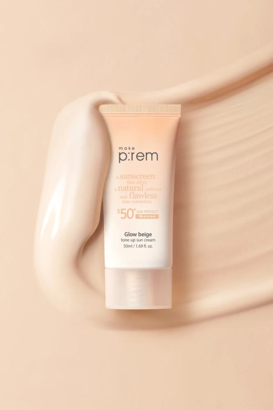 メイクプレム グロウベージュトーンアップサンクリーム