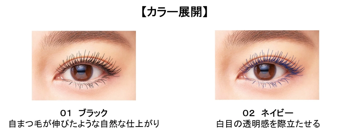 カラー展開 01 ブラック 02 ネイビー