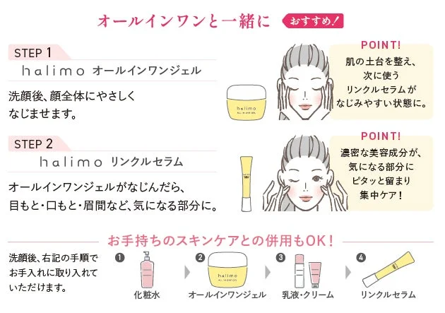 オールインワンと一緒に おすすめ!