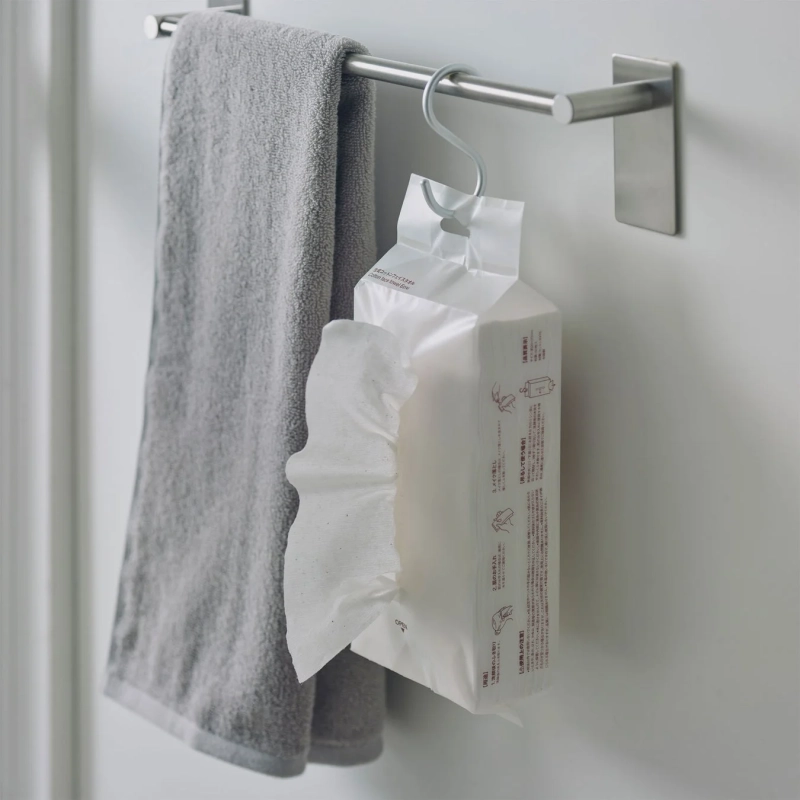 生成コットンフェイスタオルの使用例