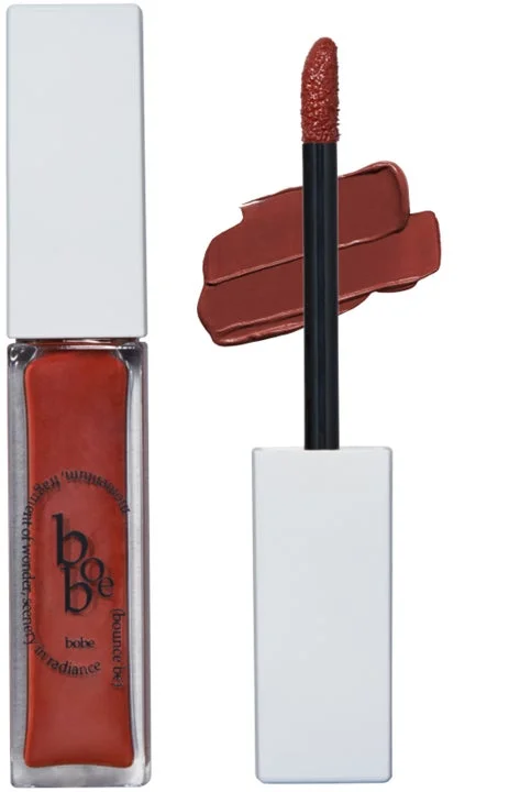 テラコッタ系のリップ