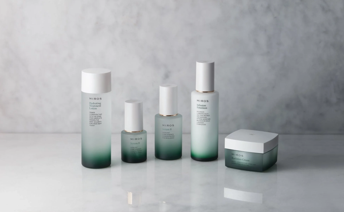 MIROSスキンケア製品群