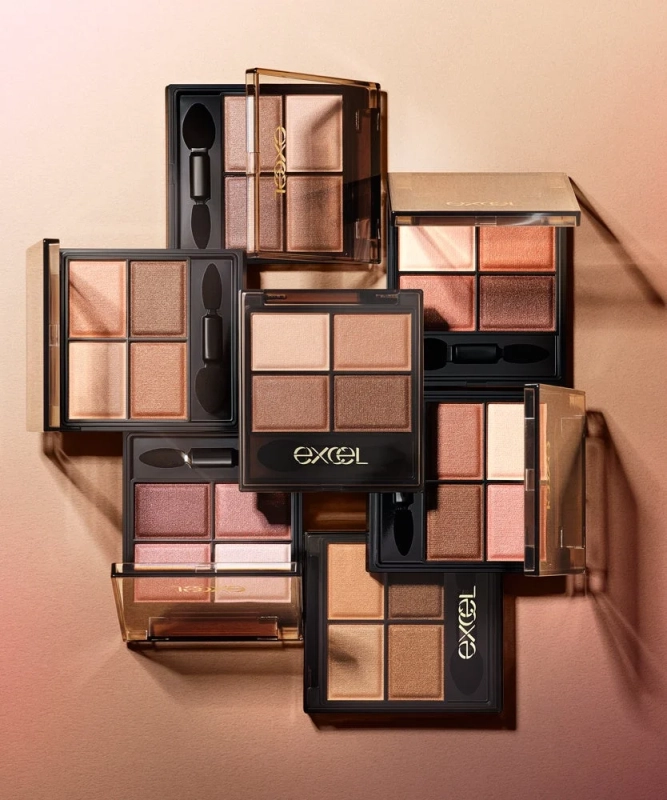 複数のアイシャドウパレット