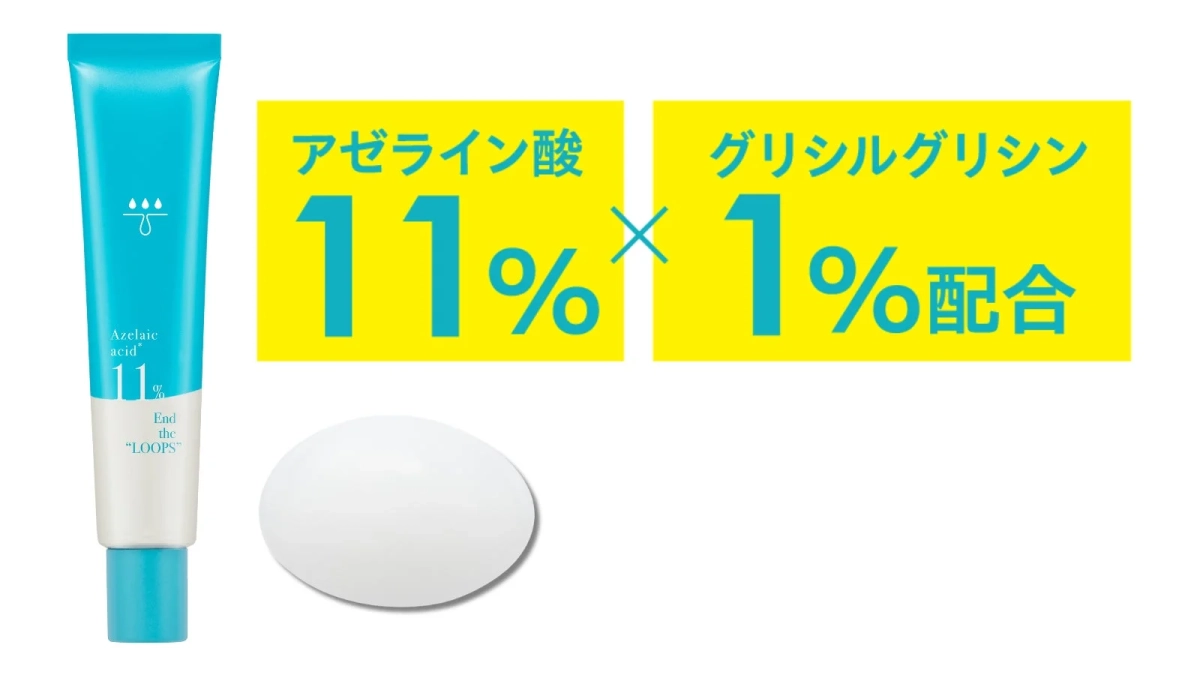 アゼライン酸 11% グリシルグリシン 1%配合 Azelaic acid 11% End the 