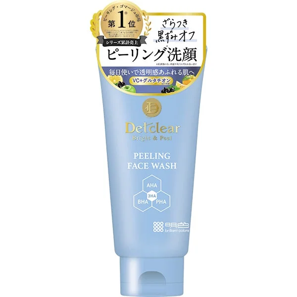 DETクリア ブライト＆ピール 角質オフ洗顔フォーム パッケージ