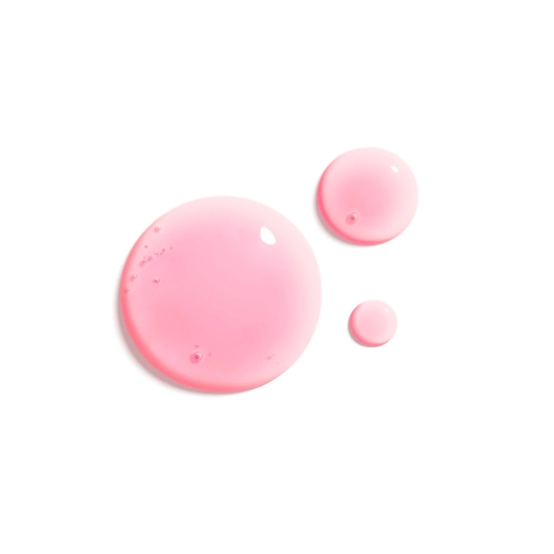 ピンク色の液体の滴