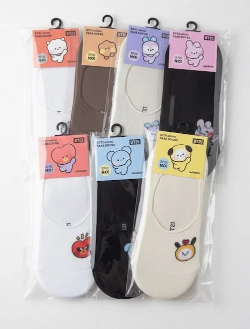 BT21のフットカバーソックス
