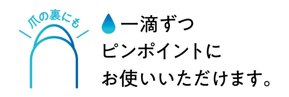 爪の裏にも一滴