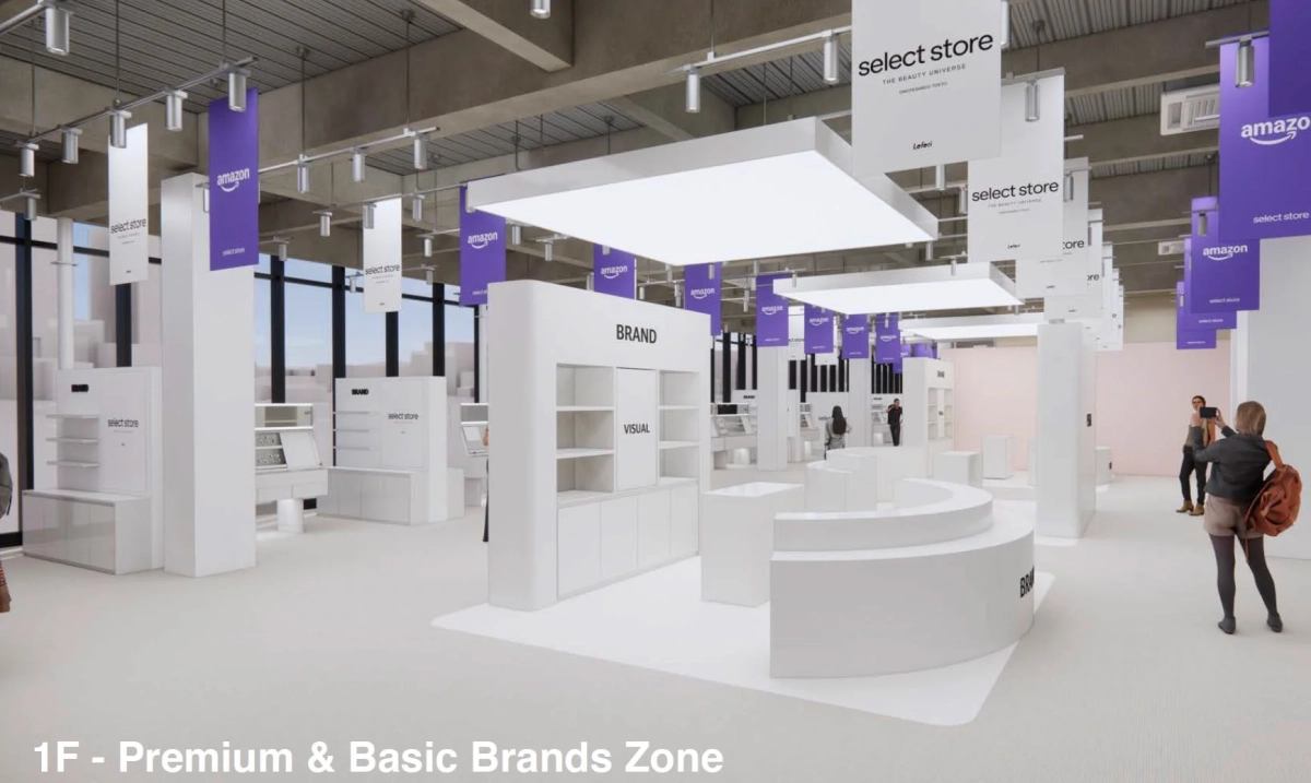 小売スペースの様子