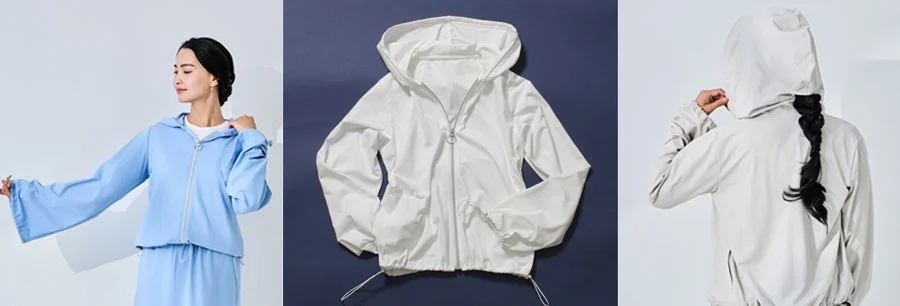 複数の視点から見たパーカー