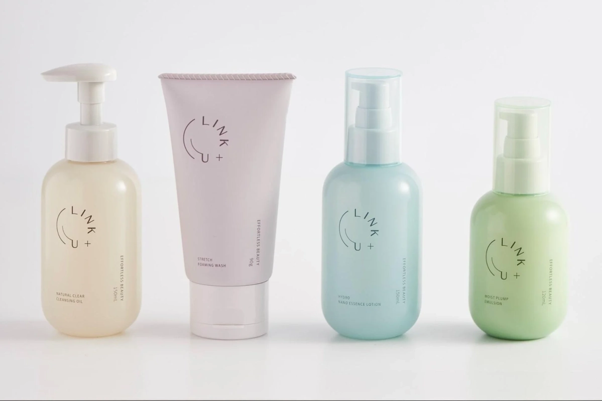 LINK+Uのスキンケア製品