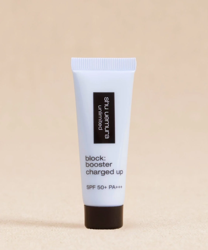 shu uemura アンリミテッド ブロック:ブースター アドバンスト ルミ ブルー