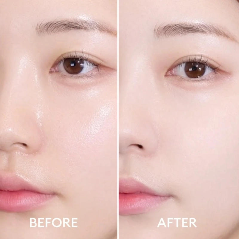 テカリと毛穴のビフォーアフター