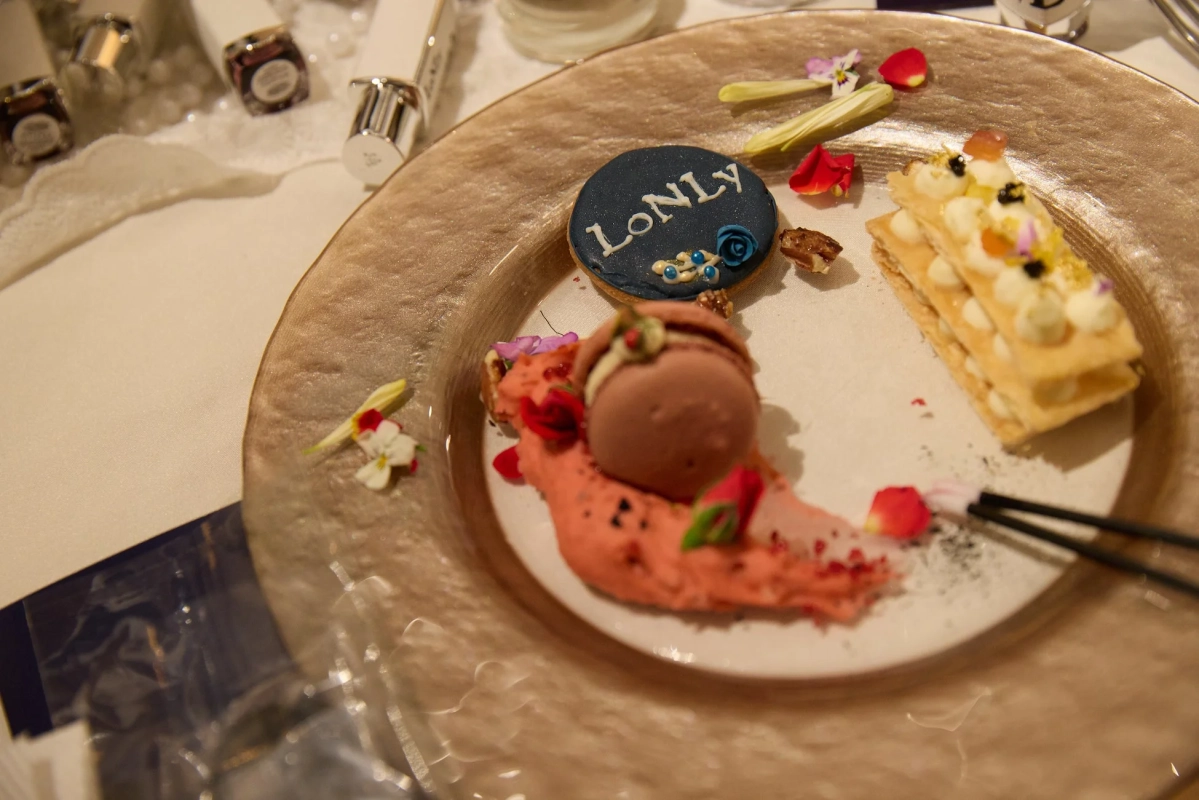 パーティーで提供されたデザート