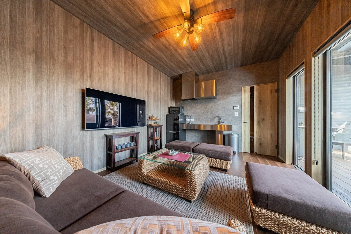 スイートヴィラのリビング