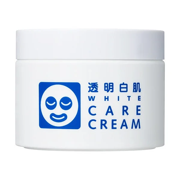 白いジャーに入った「透明白肌 WHITE CARE CREAM」の画像