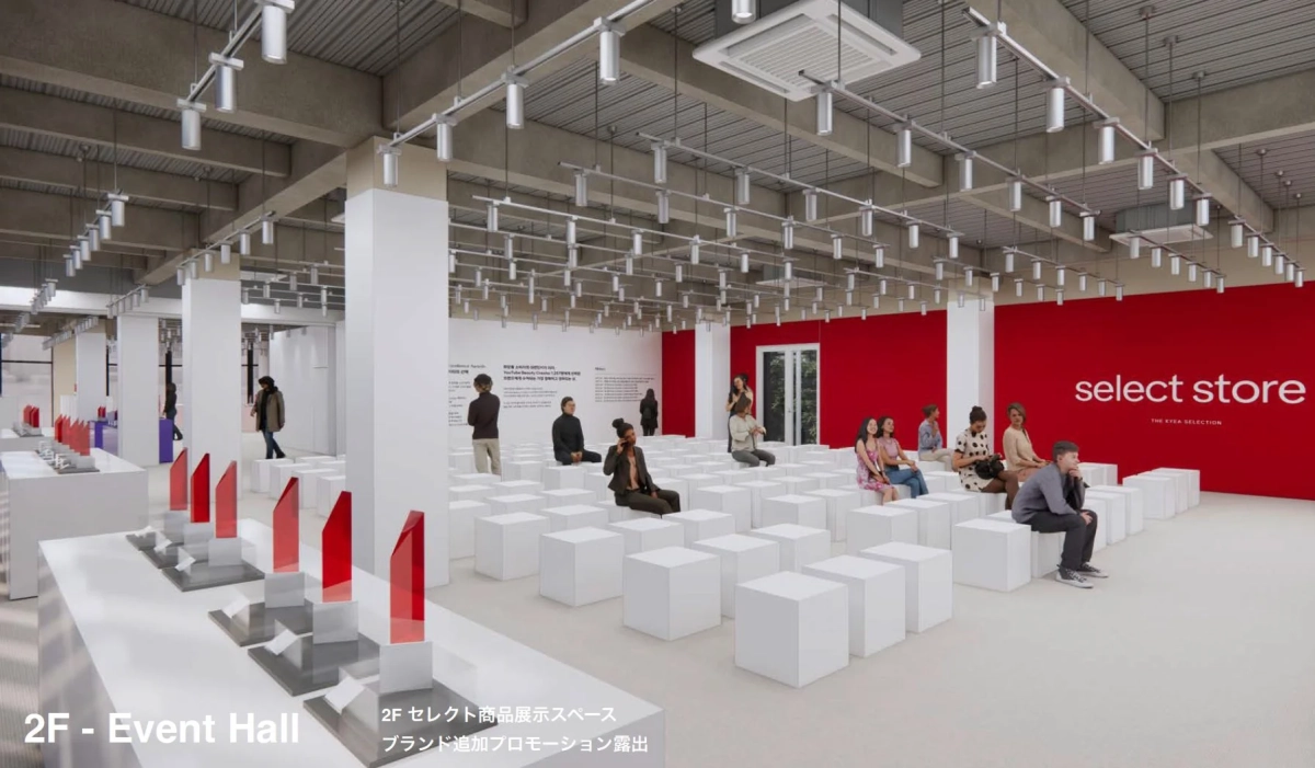 イベントホールの展示スペース