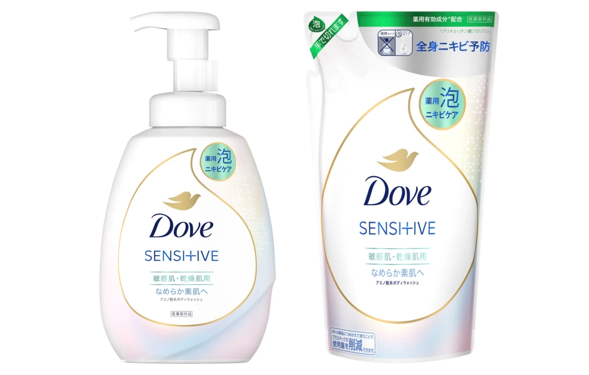 薬用 ダヴ ニキビケア 泡ボディウォッシュ なめらか素肌