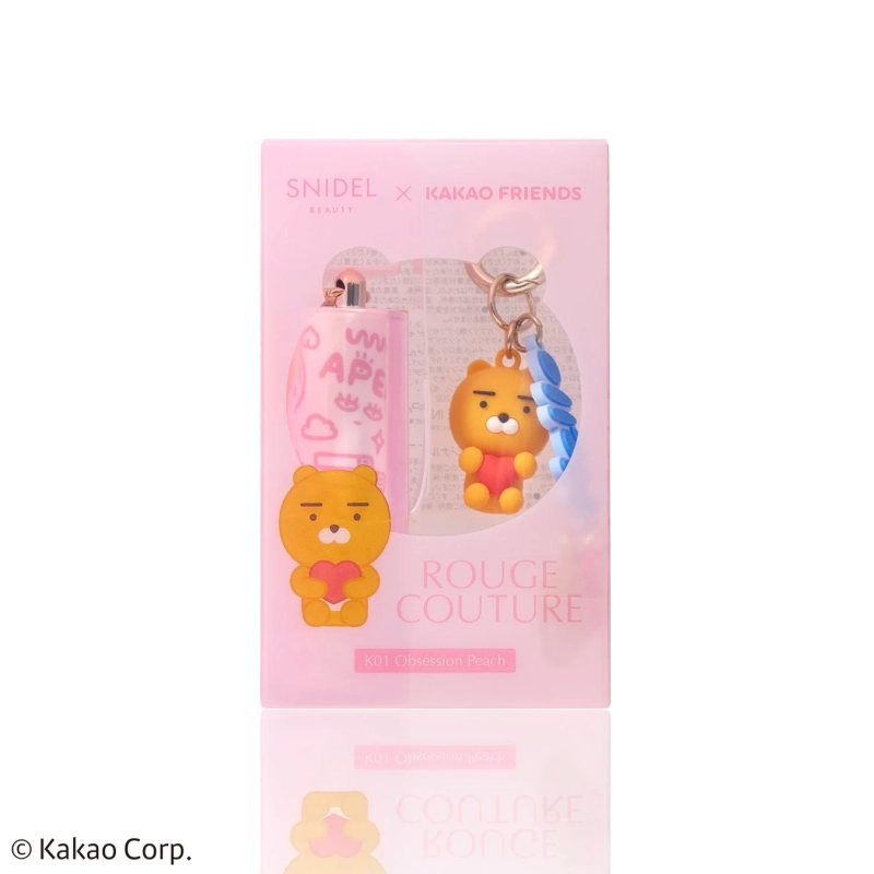 SNIDELとカカオフレンズがコラボしたリップとライアンのキーホルダーのセット