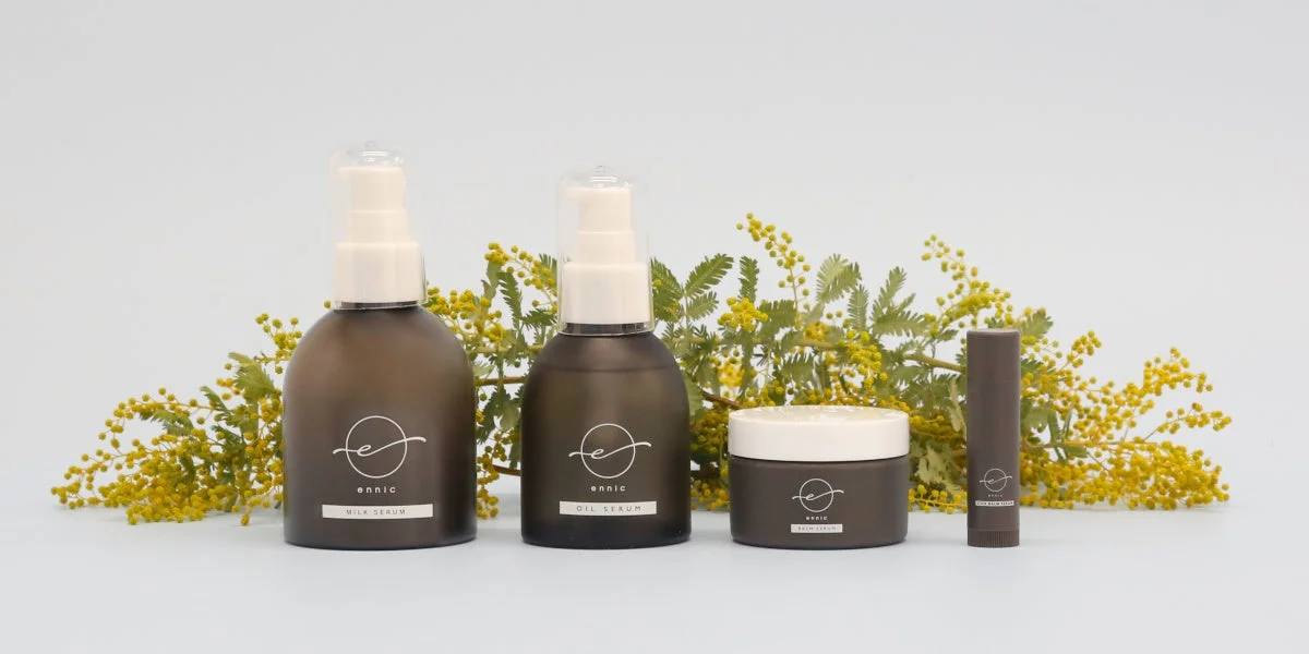 ennic MILK SERUM ennic OIL SERUM ennic BALM SERUM ennic EYE BALM SERUM
