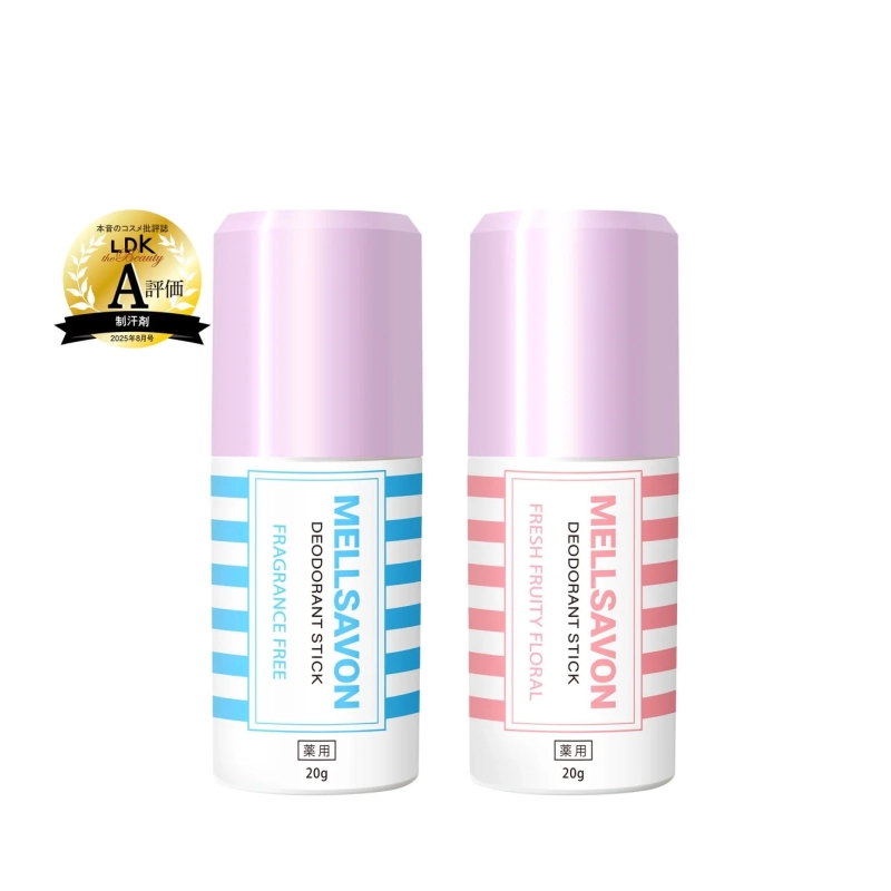 MELLSAVON DEODORANT STICK FRAGRANCE FREE 薬用 20g