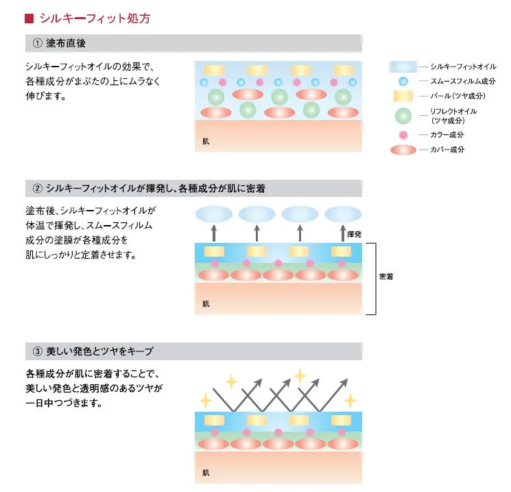 シルキーフィット処方の説明図