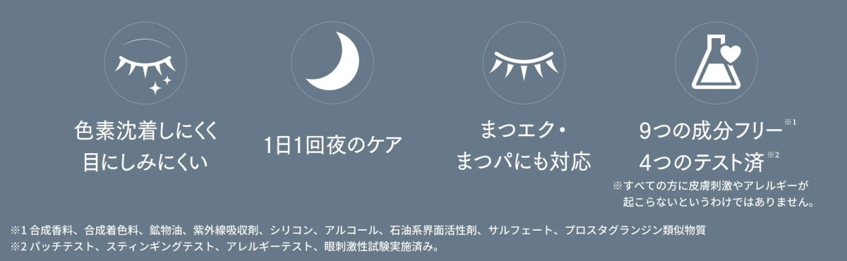 まつげ美容液の特長