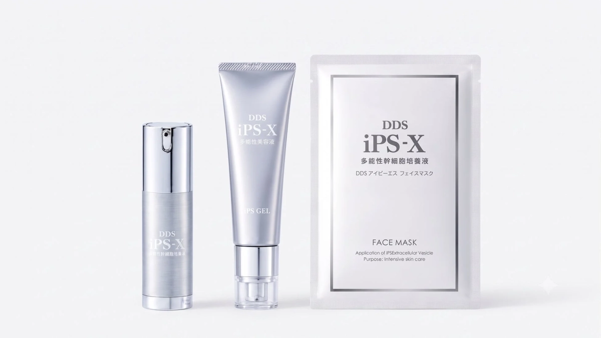 DDS iPS-Xシリーズのスキンケア製品3点