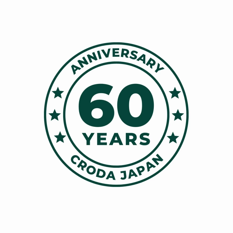 Croda Japan 60周年ロゴ