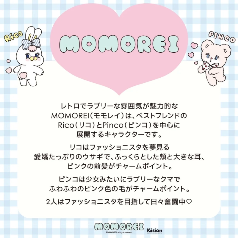 MOMOREI(モモレイ)のキャラクター説明
