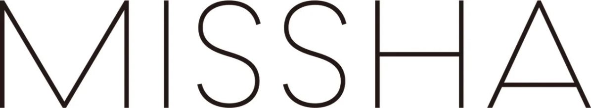 「MISSHA」という文字が黒色で書かれたロゴ画像