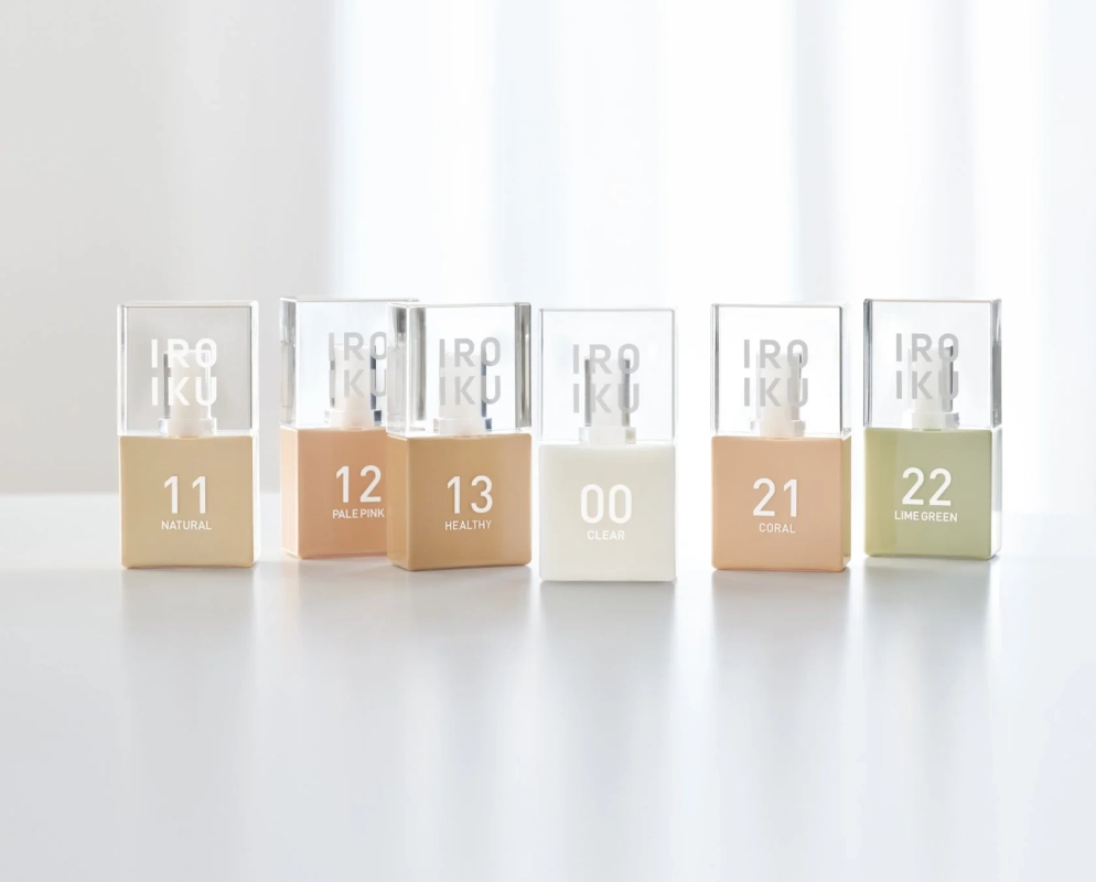 IRO IKU 11 NATURAL 12 PALE PINK 13 HEALTHY 00 CLEAR 21 CORAL 22 LIME GREEN