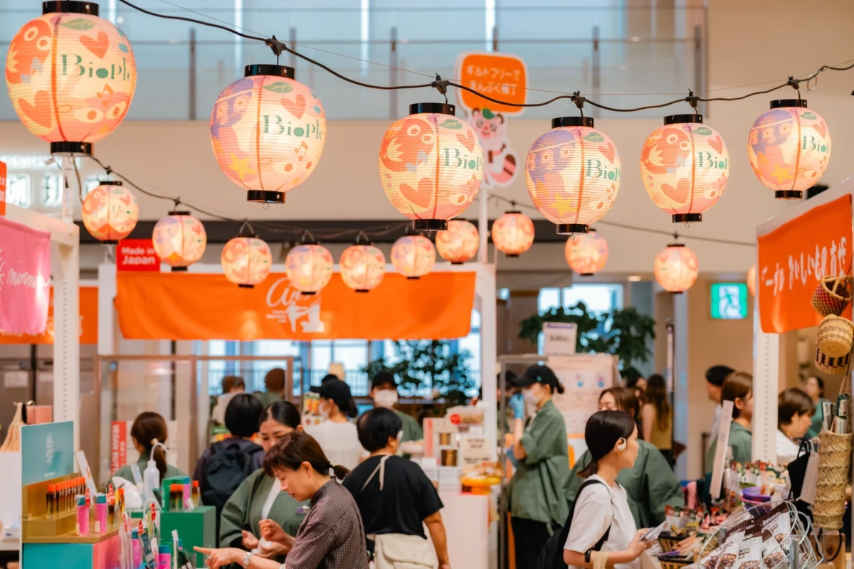Biople FESの賑わう会場